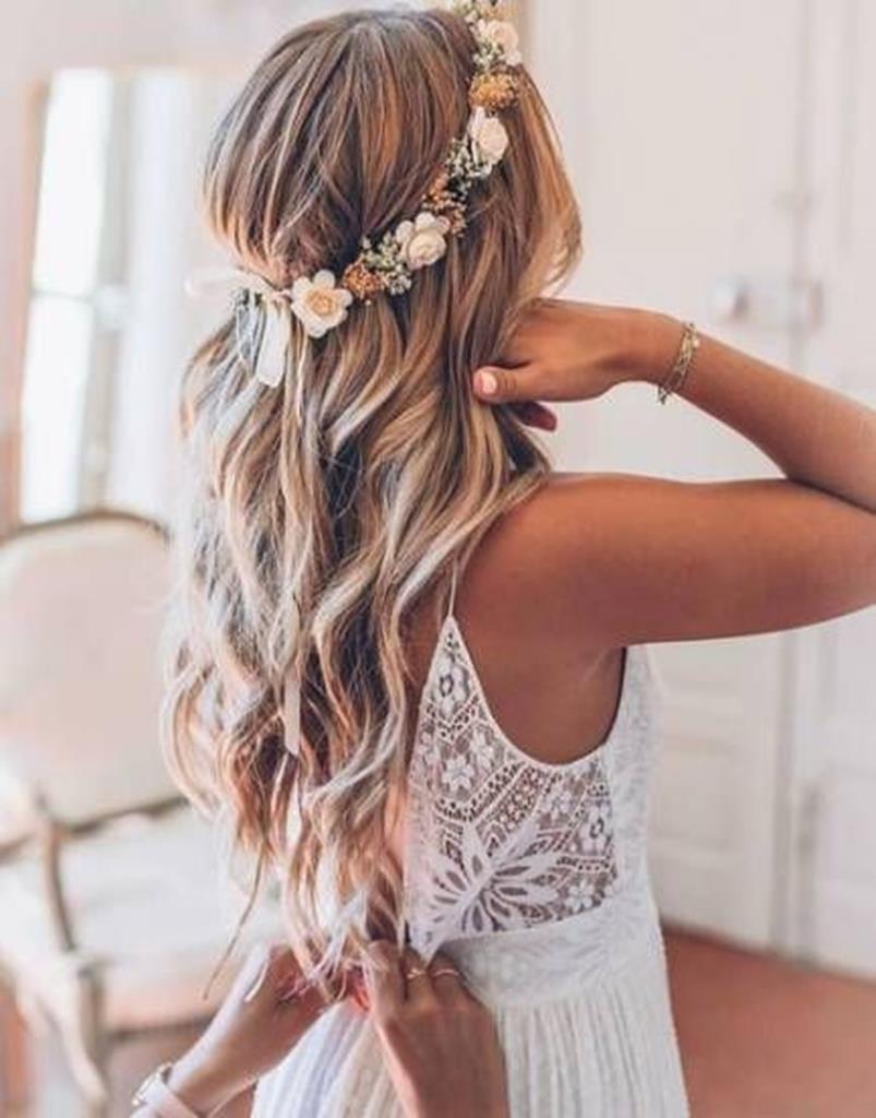 boho wedding hairstyles (10)