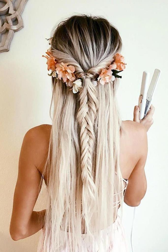 boho wedding hairstyles (11)