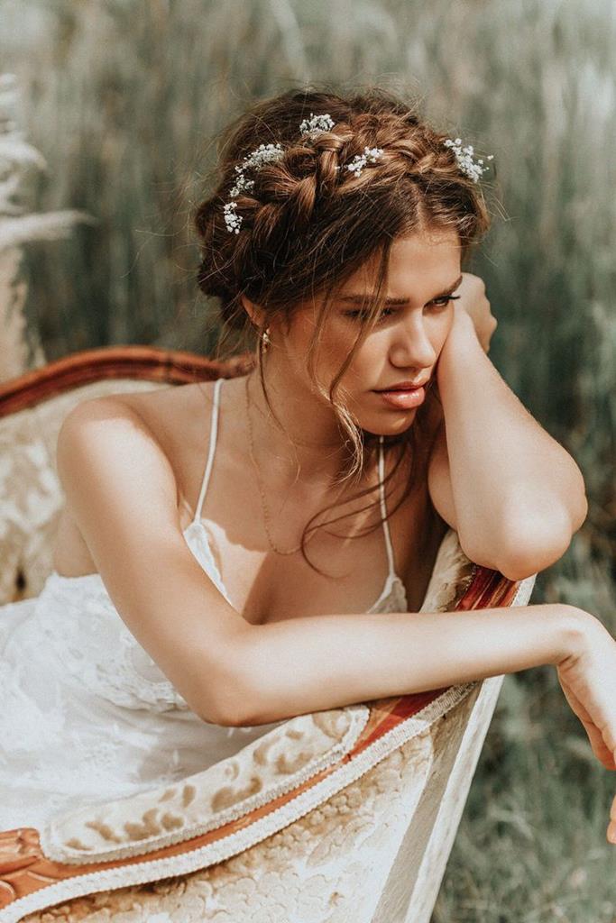 boho wedding hairstyles (2)