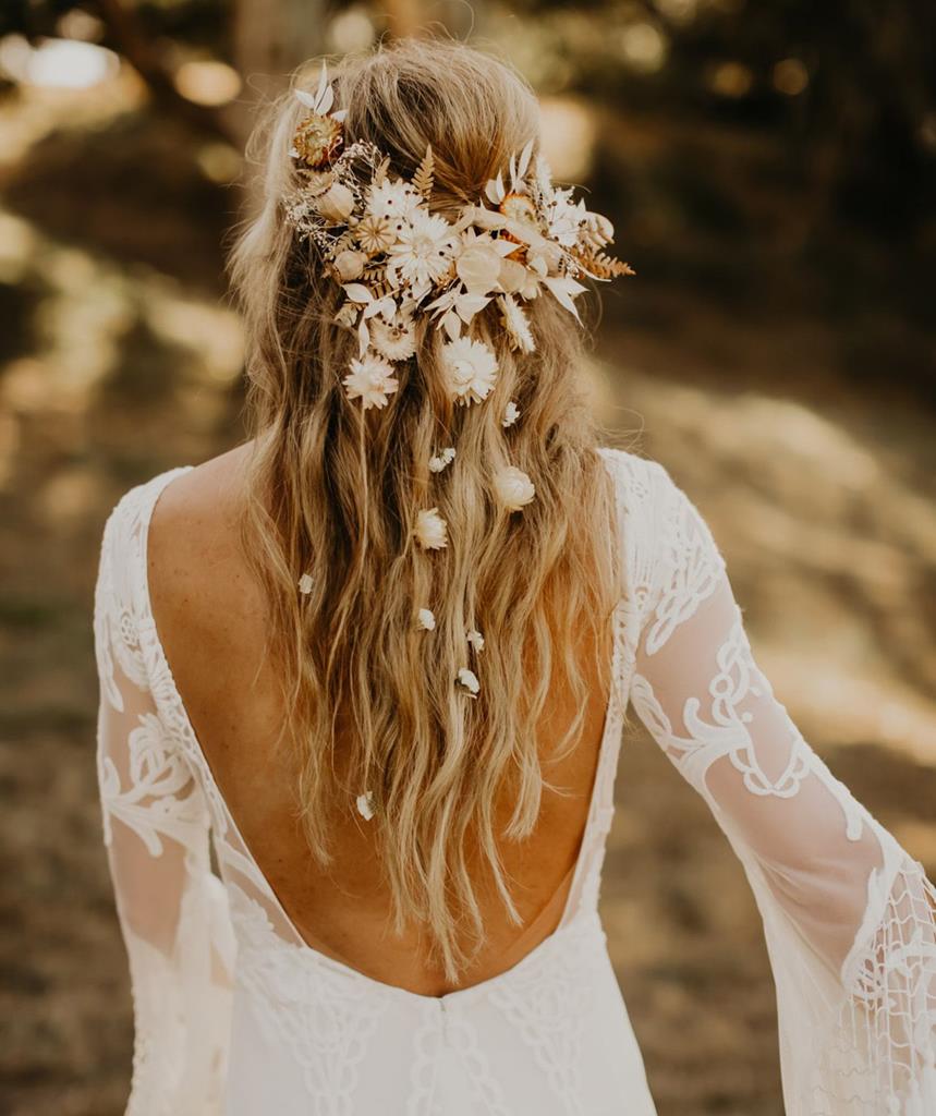 boho wedding hairstyles (32)