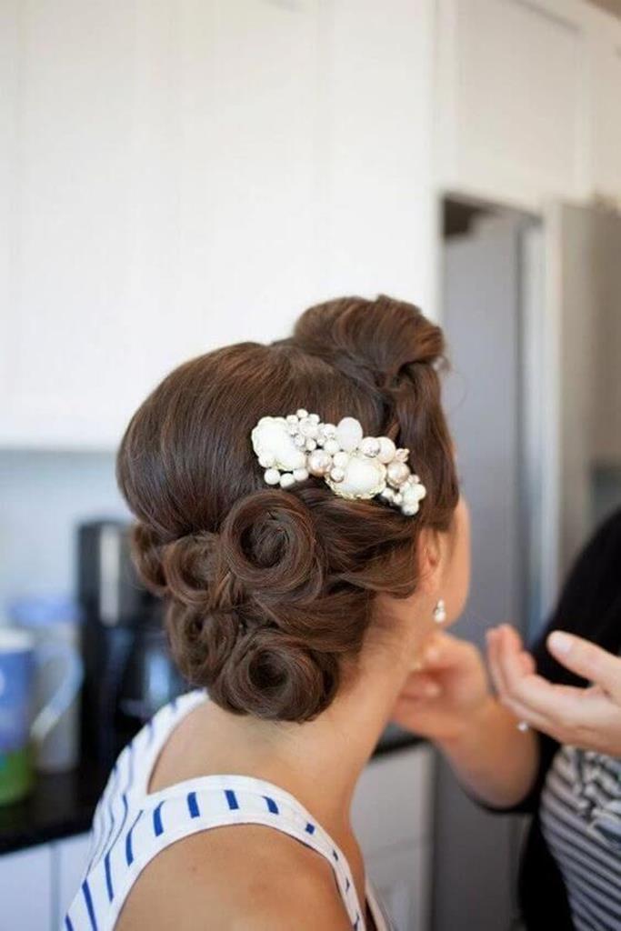 vintage wedding hairstyles (25)