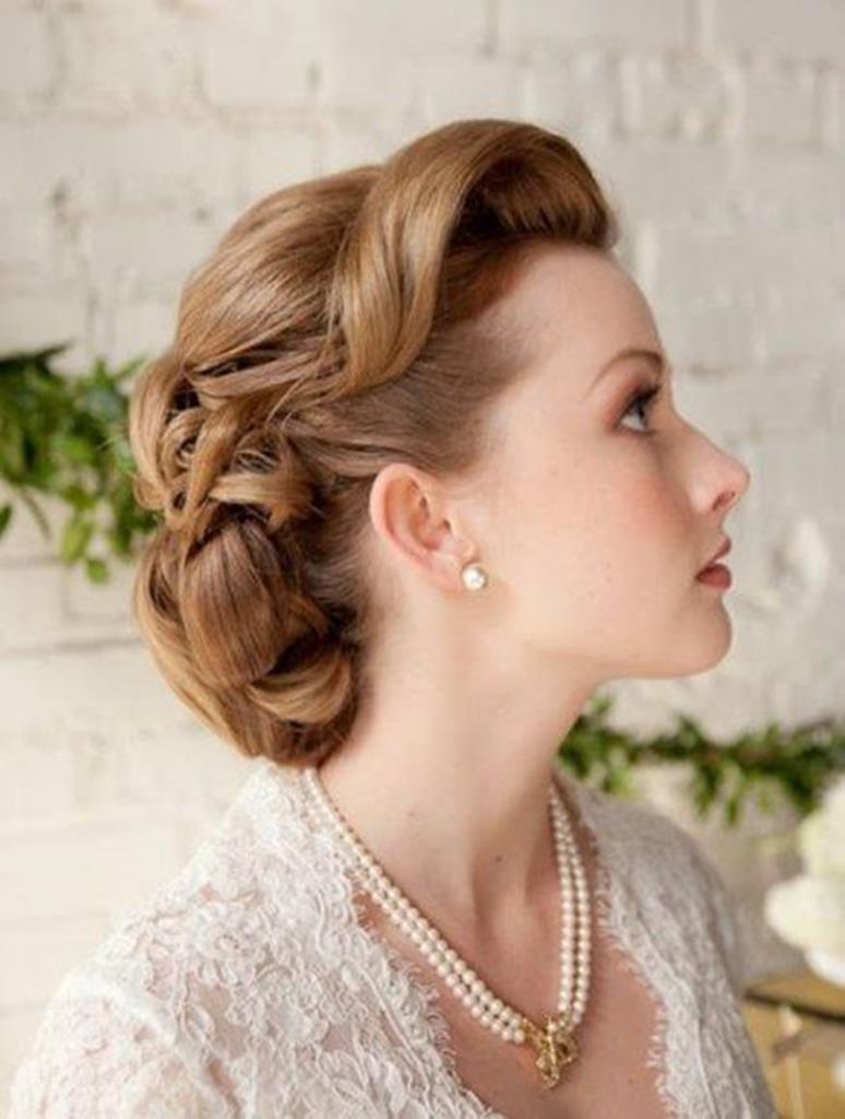 vintage wedding hairstyles (28)