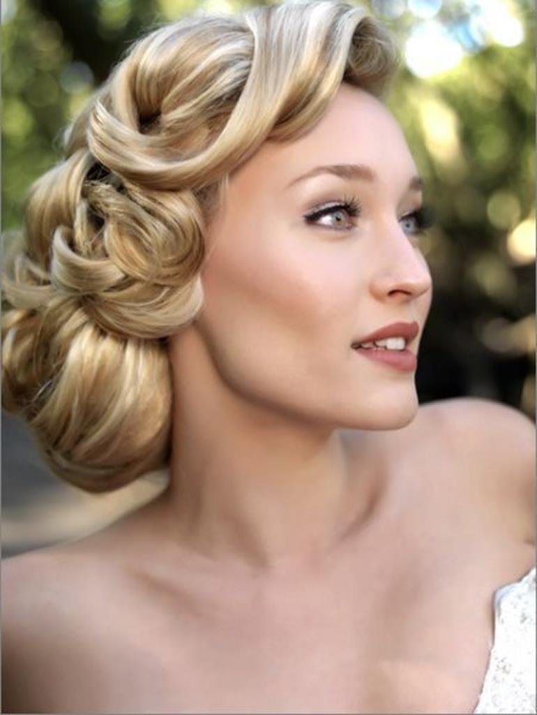 vintage wedding hairstyles (32)