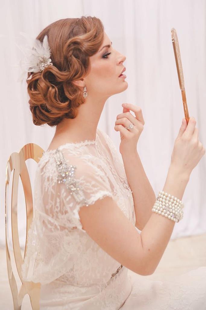 vintage wedding hairstyles (34)