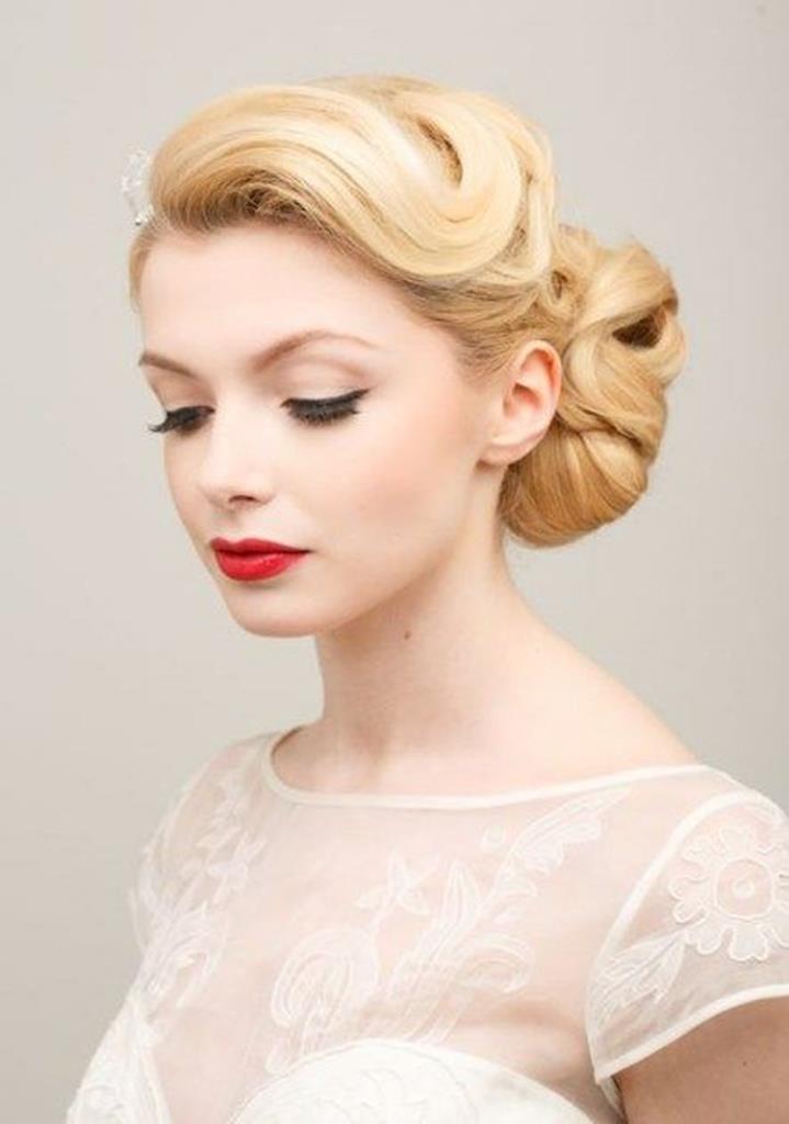 vintage wedding hairstyles (41)