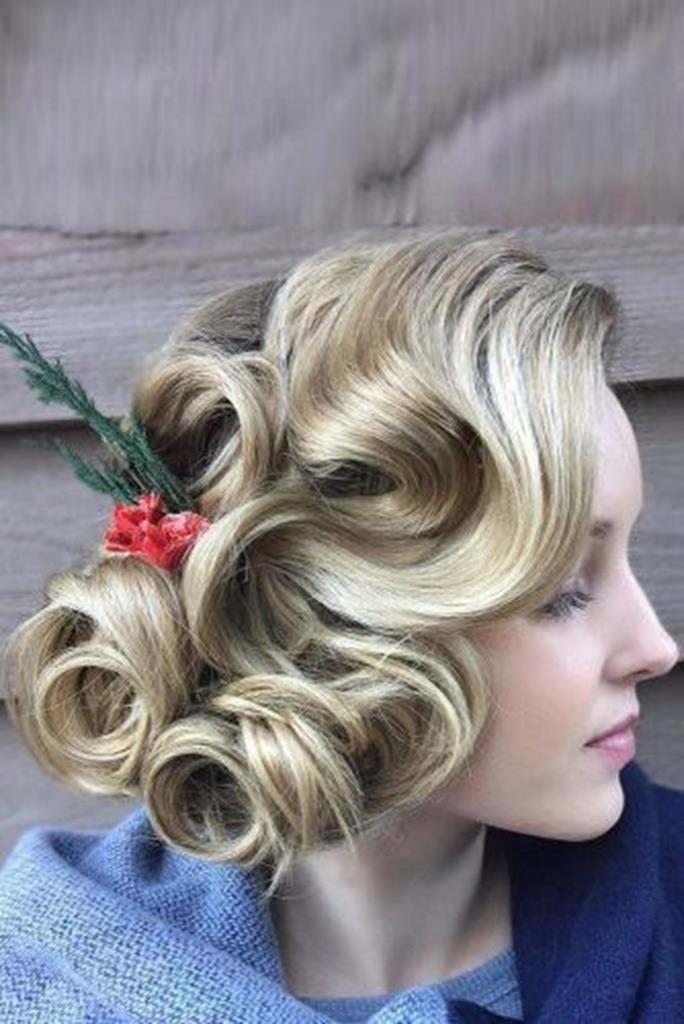 vintage wedding hairstyles (44)