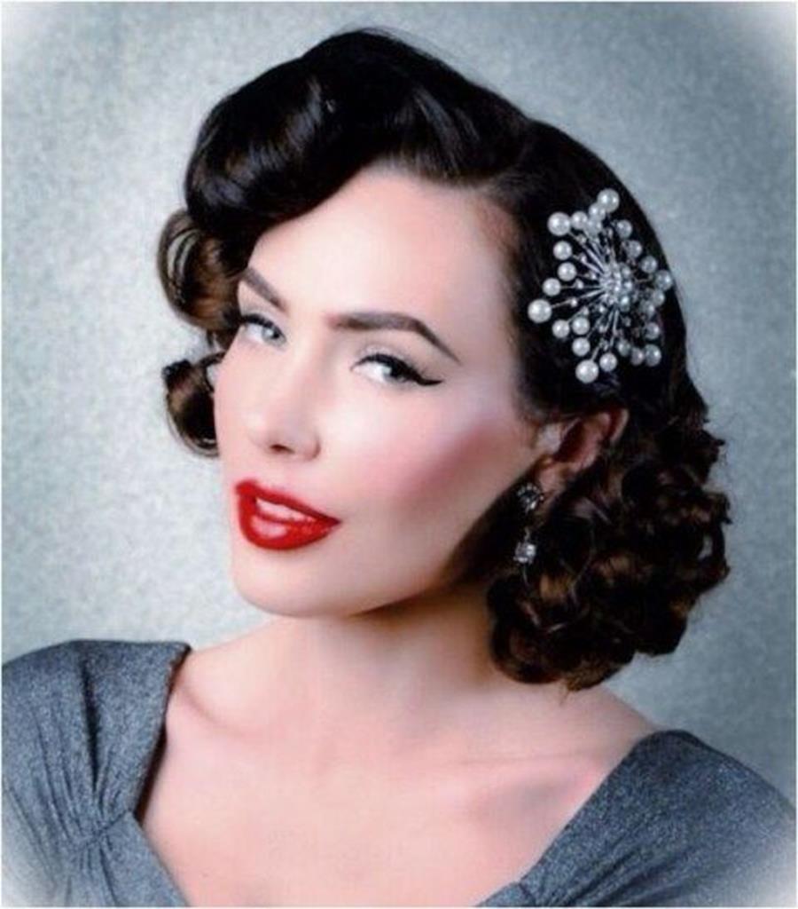 vintage wedding hairstyles (5)